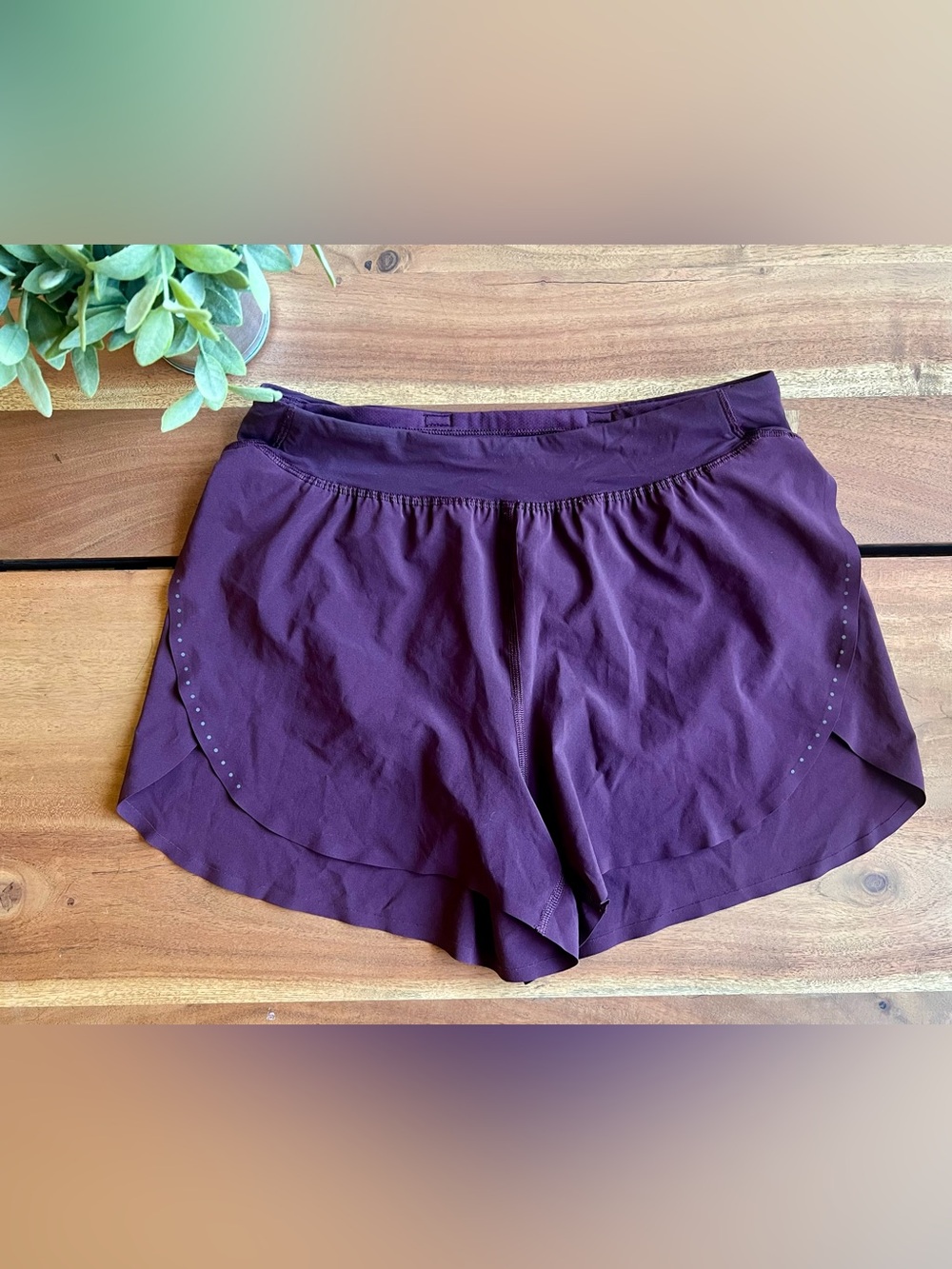 lululemon athletica Fast and Free 3in Split short- Plum